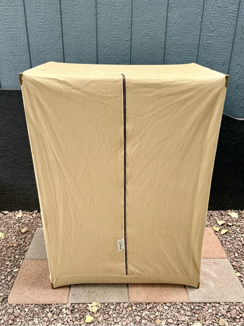 Vintage LL Bean Cedar & Canvas Camp Closet Wardrobe Outdoors VTG 70s Mid-Century